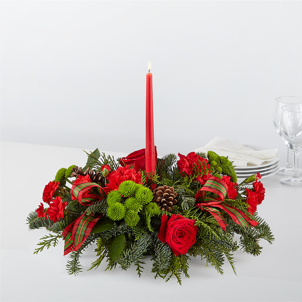 By the Candlelight Centerpiece – HAYLEE FLOWERS & VARIETIES, Freeport NY