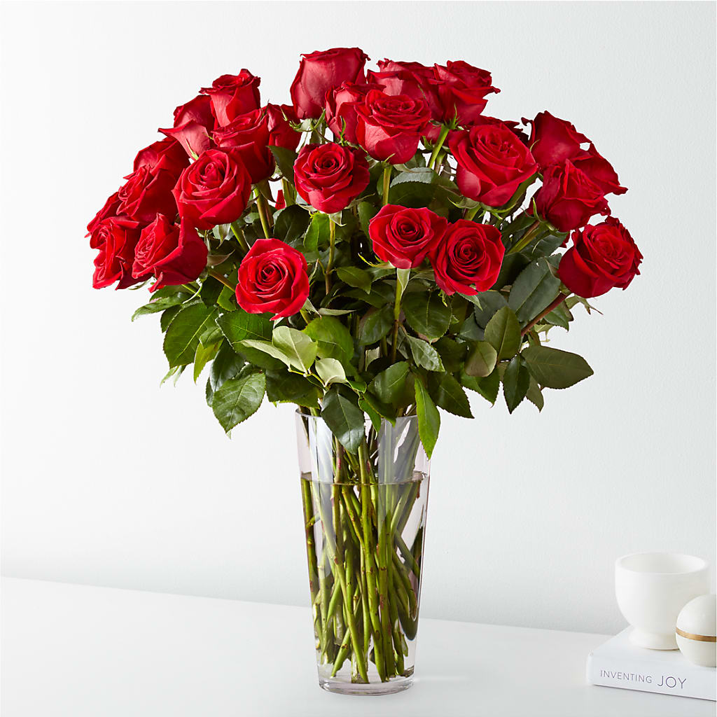 Long Stem Red Rose Bouquet – HAYLEE FLOWERS & VARIETIES, Freeport NY