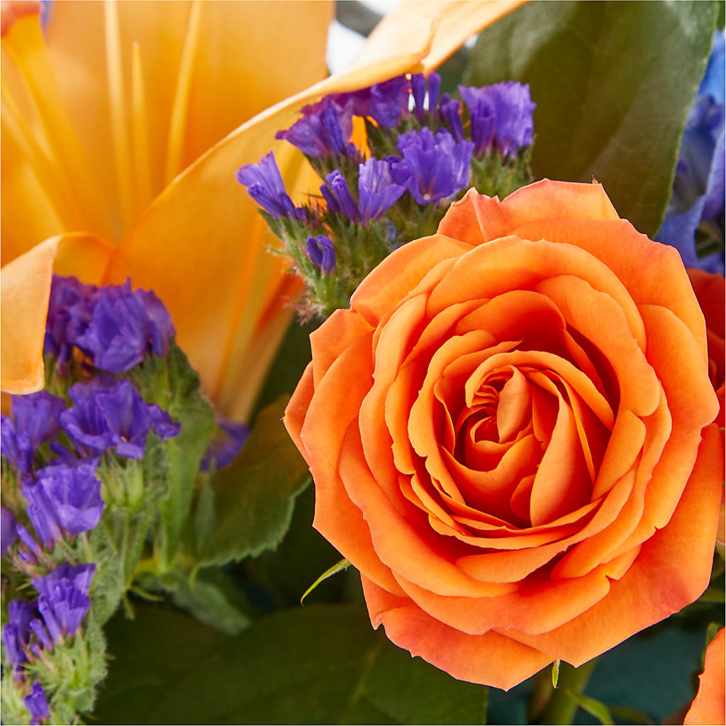 Radiant Citrus Box Bouquet – HAYLEE FLOWERS & VARIETIES, Freeport NY