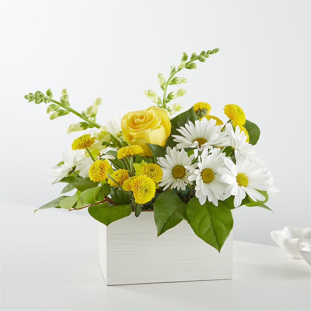 Sun Salutation Box Bouquet – HAYLEE FLOWERS & VARIETIES, Freeport NY