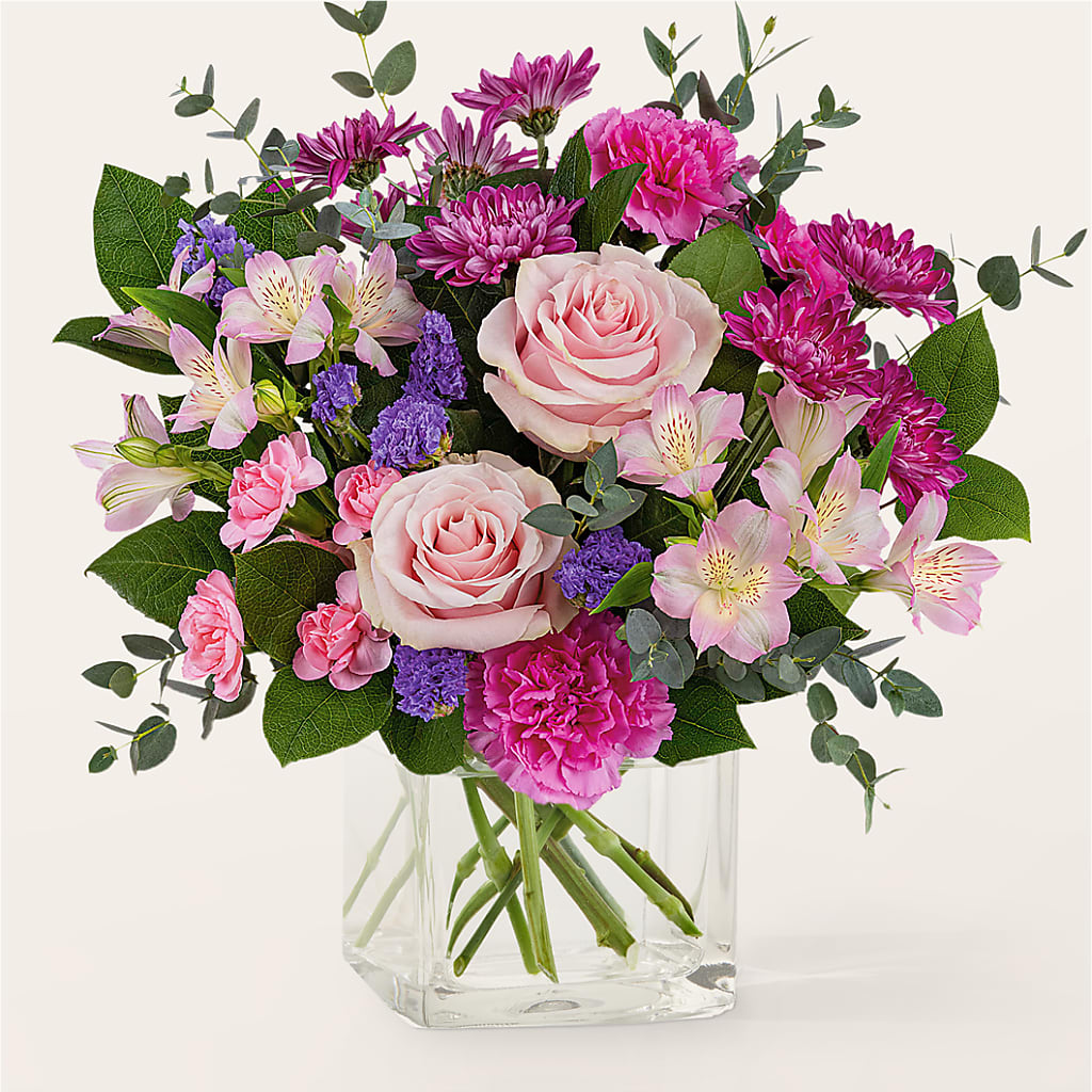 Rosy Radiance Bouquet – HAYLEE FLOWERS & VARIETIES, Freeport NY