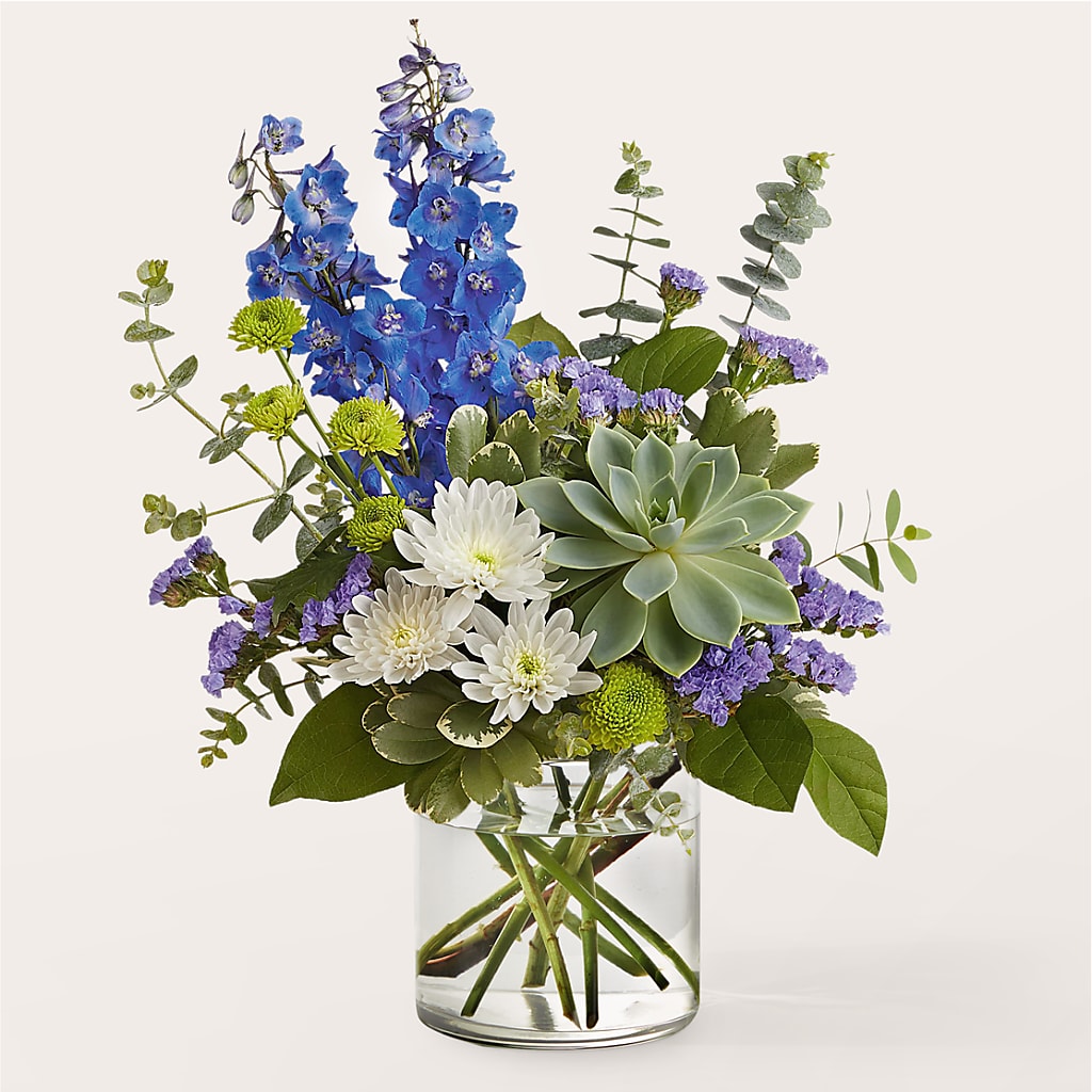 Cerulean Waves Bouquet – HAYLEE FLOWERS & VARIETIES, Freeport NY
