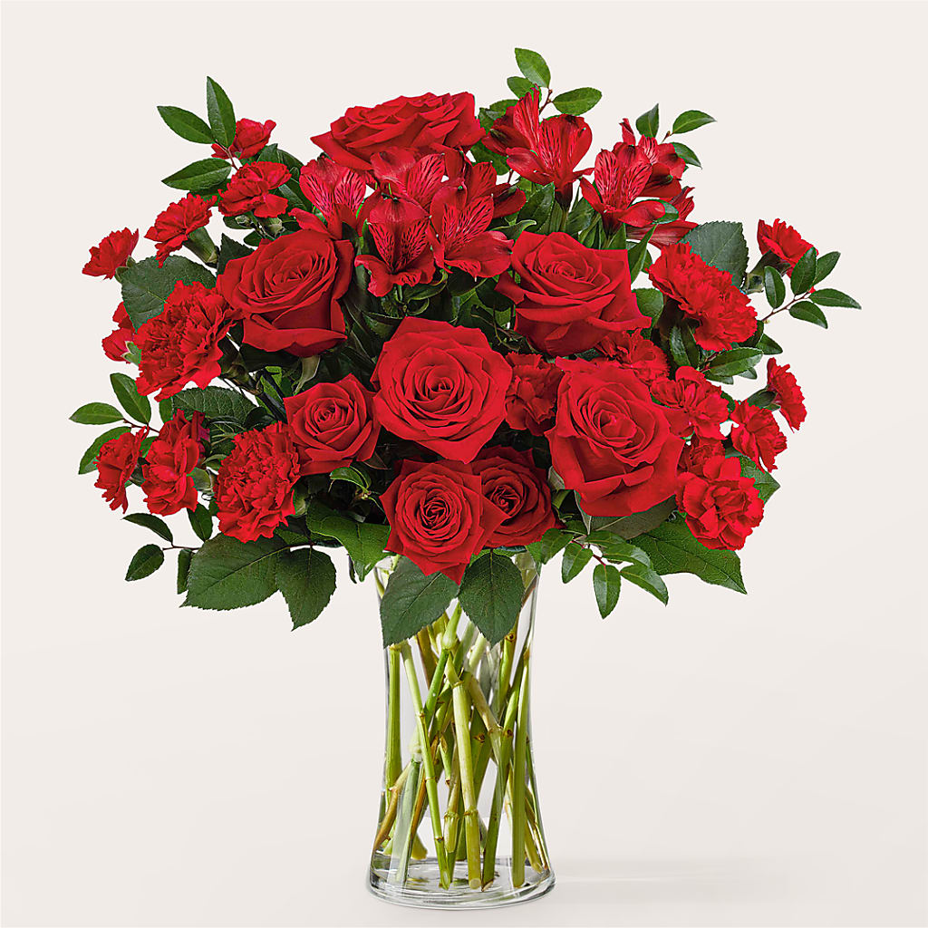 Brilliant Ruby Bouquet – HAYLEE FLOWERS & VARIETIES, Freeport NY