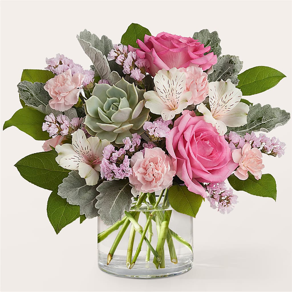 Dusty Rose Bouquet – HAYLEE FLOWERS & VARIETIES, Freeport NY