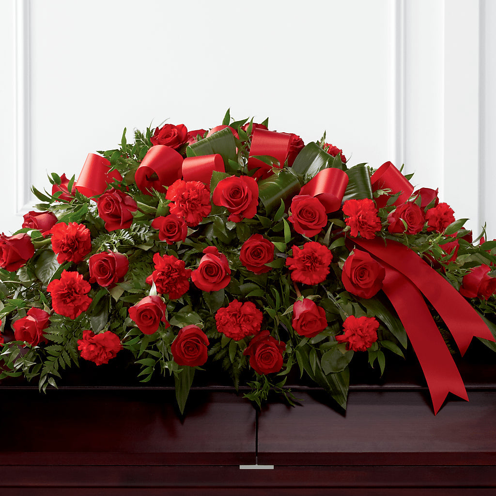 Tribute of Life Casket Spray – HAYLEE FLOWERS & VARIETIES, Freeport NY