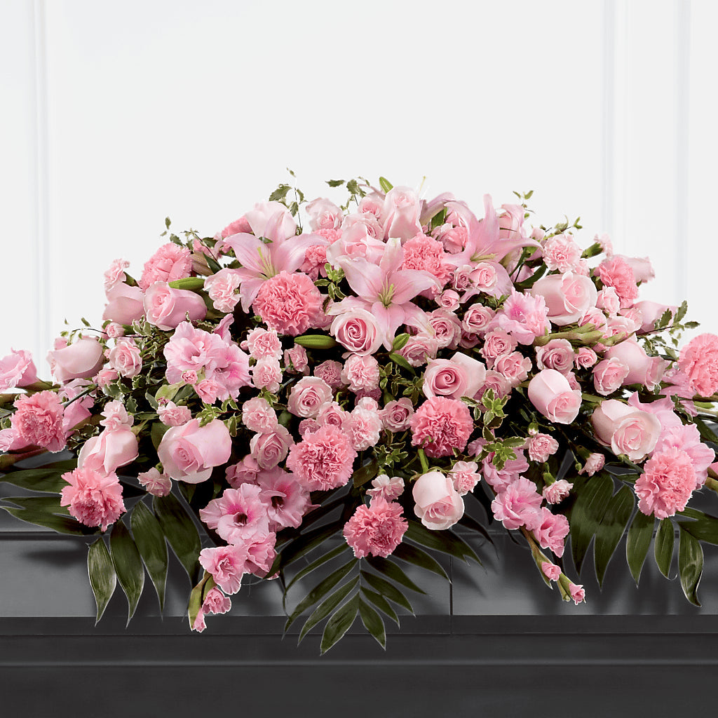 Garden of Comfort Casket Spray (Standard) – HAYLEE FLOWERS & VARIETIES, Freeport NY