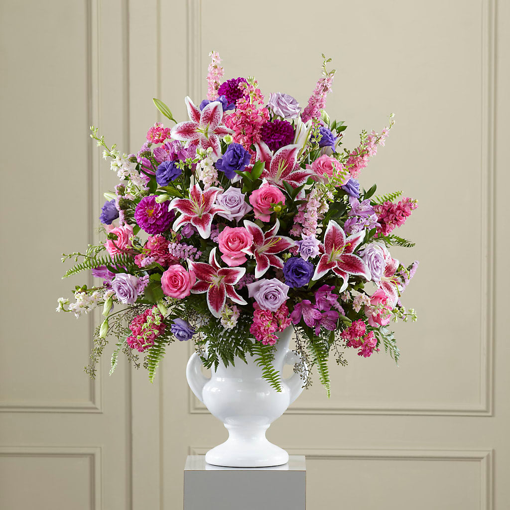Peaceful Tribute Arrangement – HAYLEE FLOWERS & VARIETIES, Freeport NY