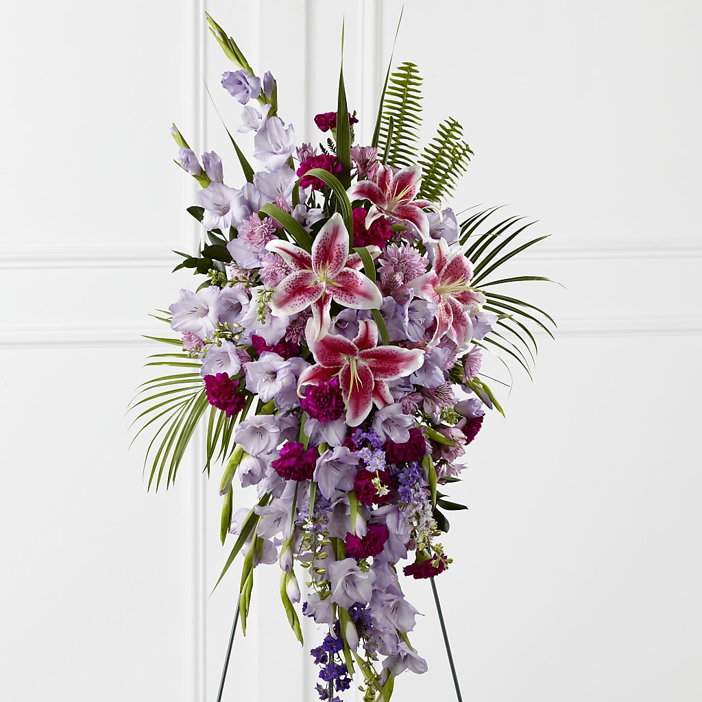Tender Touch Standing Spray – HAYLEE FLOWERS & VARIETIES, Freeport NY