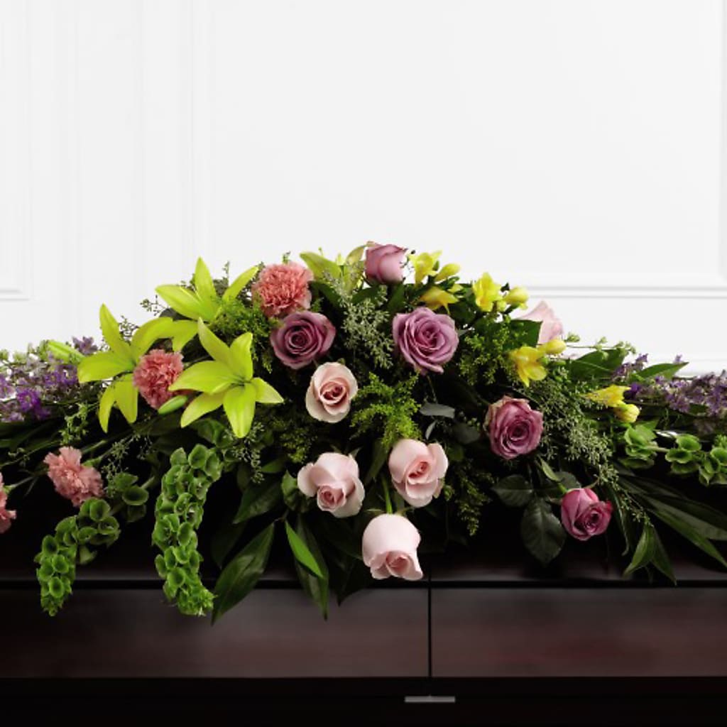 Forever Beloved Casket Spray – HAYLEE FLOWERS & VARIETIES, Freeport NY