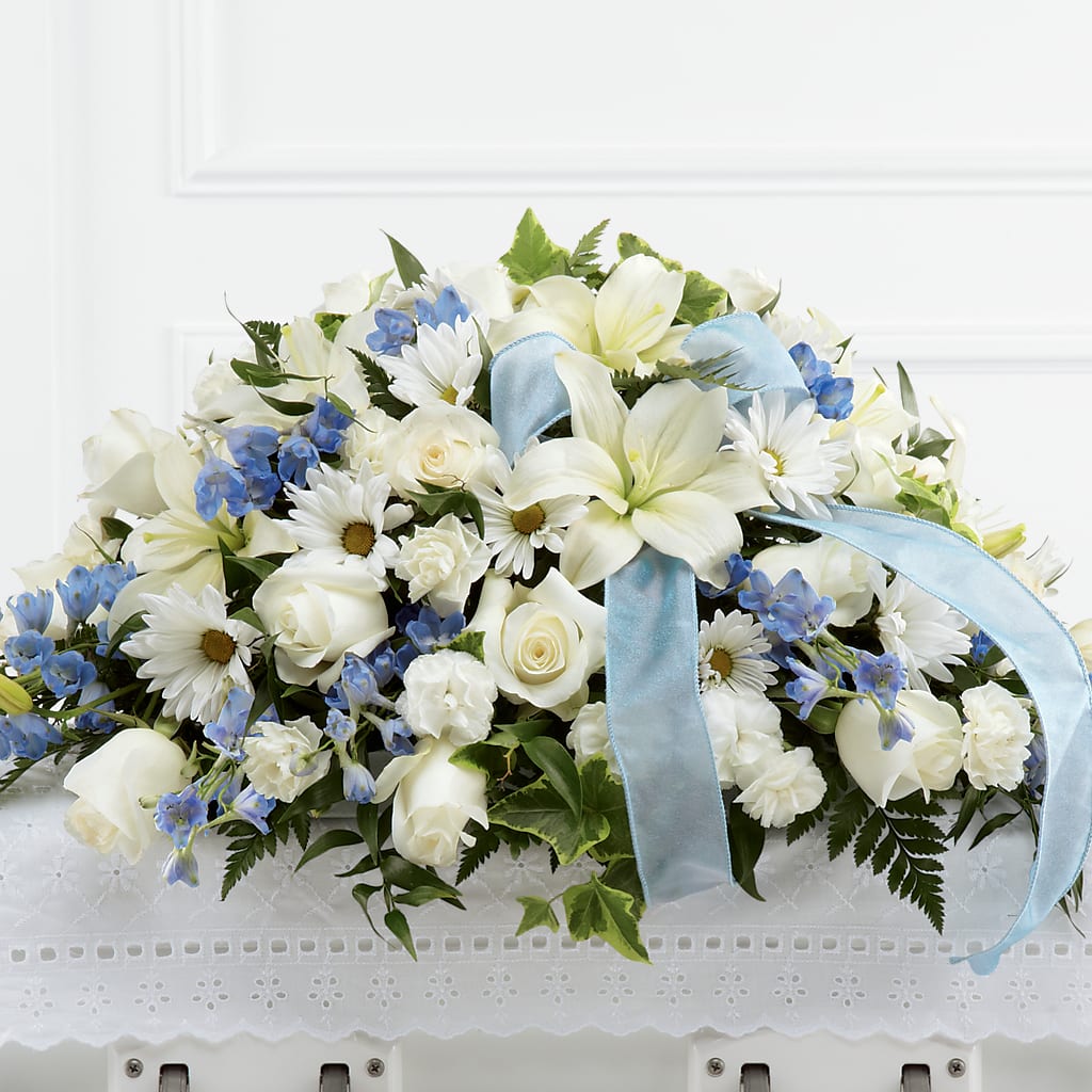 Tender Treasure Casket Spray – HAYLEE FLOWERS & VARIETIES, Freeport NY