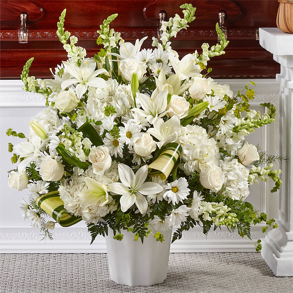 Thoughts of Tranquility Floor Basket – HAYLEE FLOWERS & VARIETIES, Freeport NY