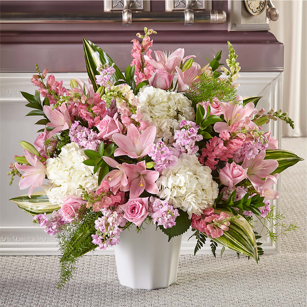 Simply Serene Floor Basket – HAYLEE FLOWERS & VARIETIES, Freeport NY
