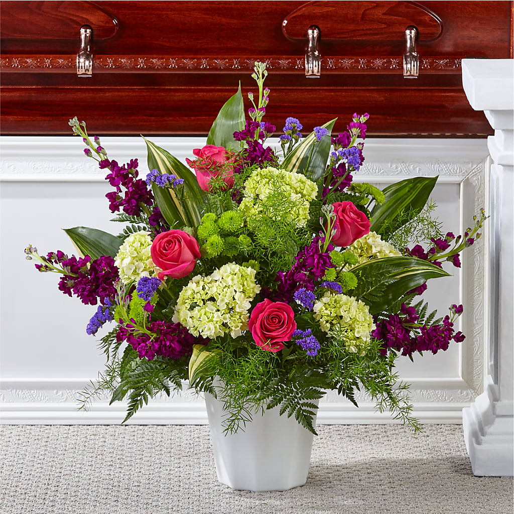 Beautiful Horizons Floor Basket – HAYLEE FLOWERS & VARIETIES, Freeport NY