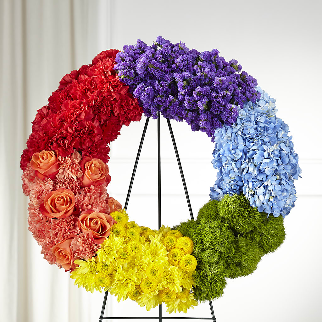 Circle of Love Wreath – HAYLEE FLOWERS & VARIETIES, Freeport NY