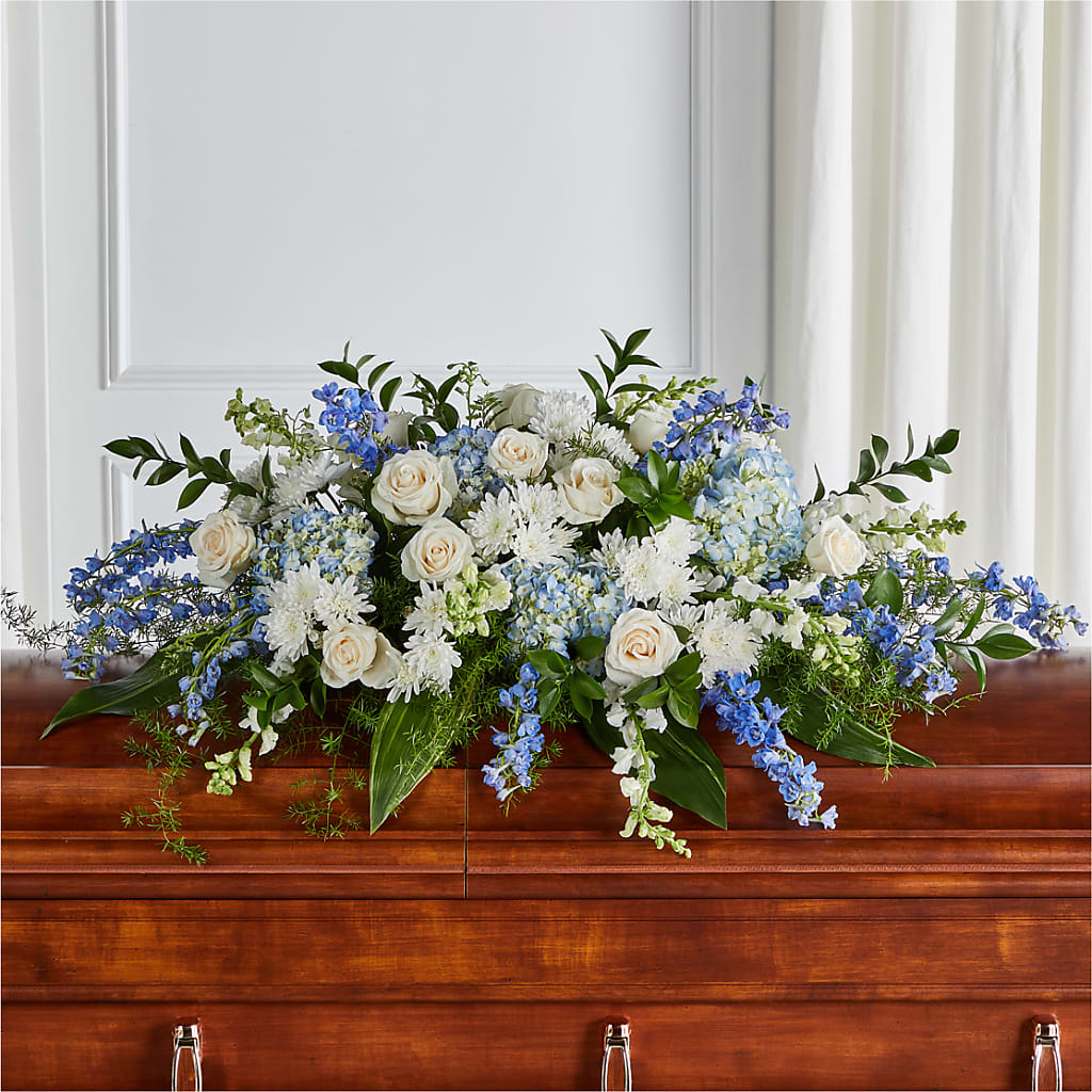 Timeless Essence Casket Spray – HAYLEE FLOWERS & VARIETIES, Freeport NY