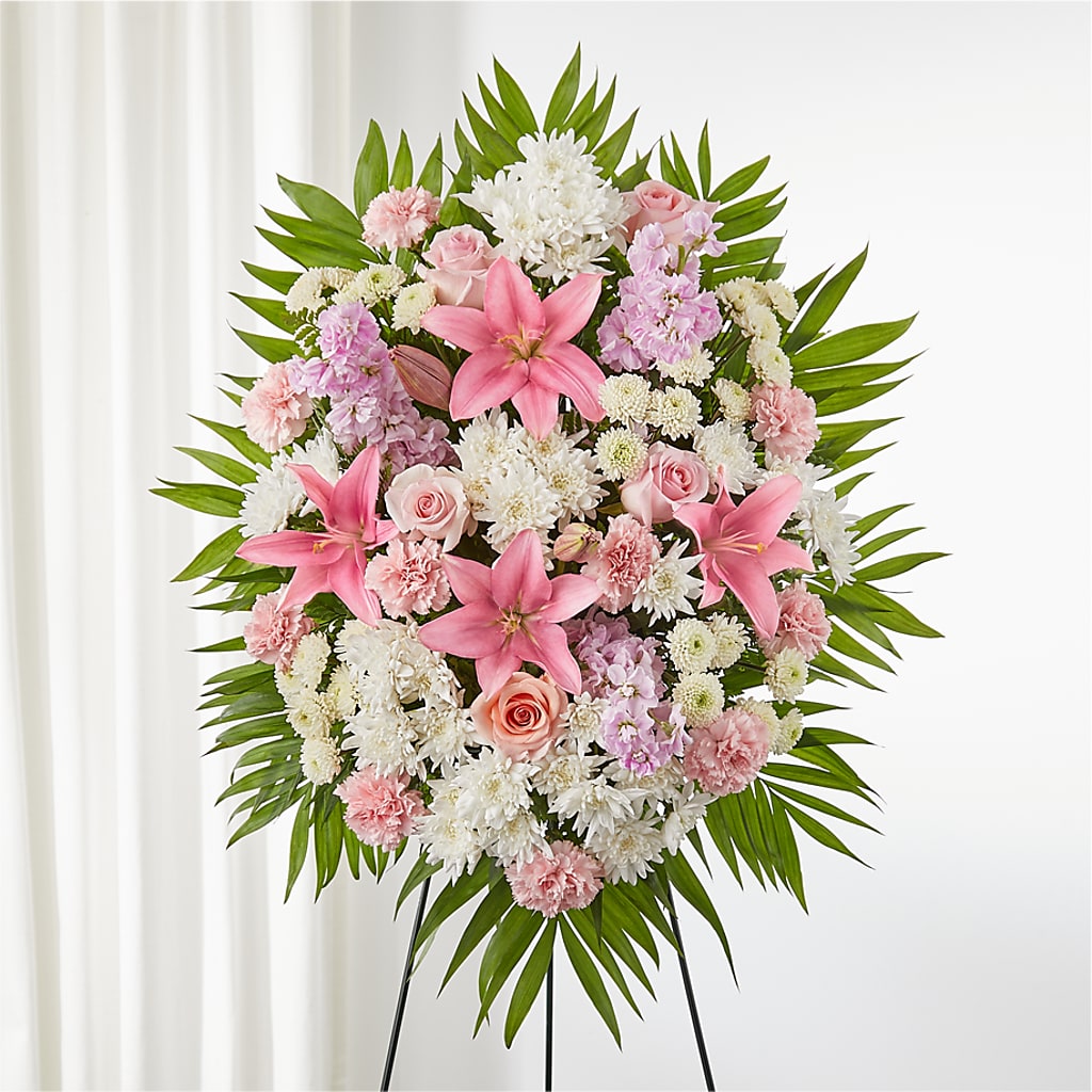 Offering Solace Standing Spray – HAYLEE FLOWERS & VARIETIES, Freeport NY
