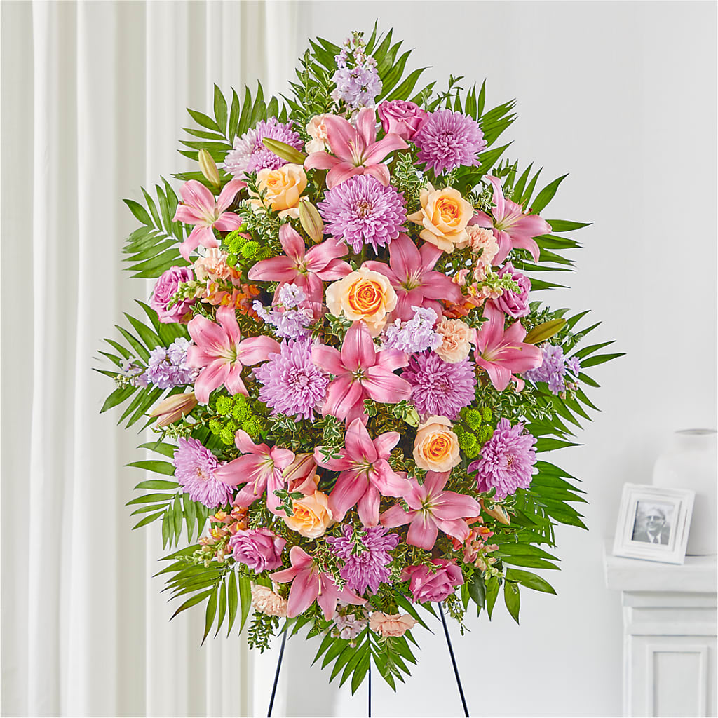 Love & Light Standing Spray – HAYLEE FLOWERS & VARIETIES, Freeport NY