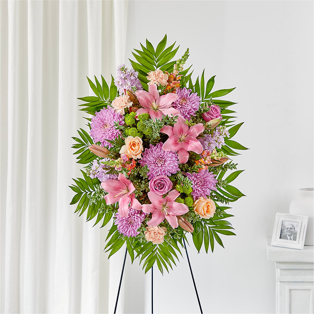 Love & Light Standing Spray – HAYLEE FLOWERS & VARIETIES, Freeport NY