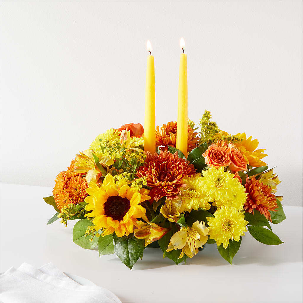 Autumn Harmony Centerpiece – HAYLEE FLOWERS & VARIETIES, Freeport NY