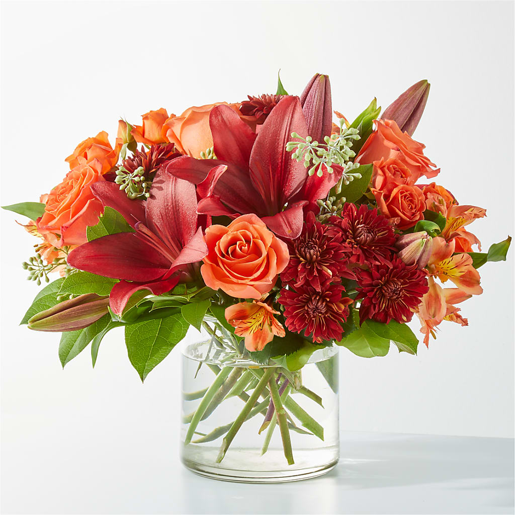Crimson Leaves Bouquet – HAYLEE FLOWERS & VARIETIES, Freeport NY