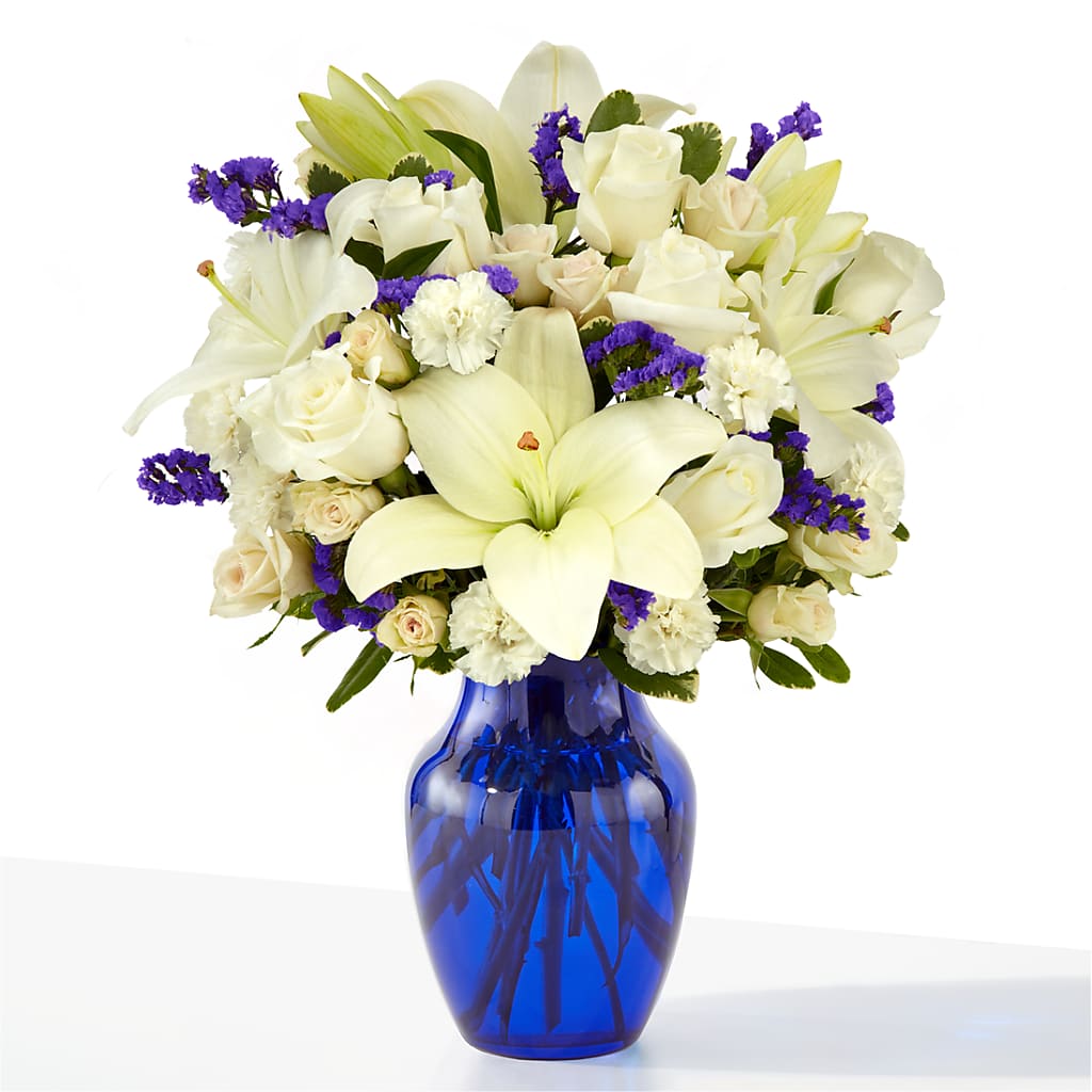 Sapphire Rush Bouquet – HAYLEE FLOWERS & VARIETIES, Freeport NY