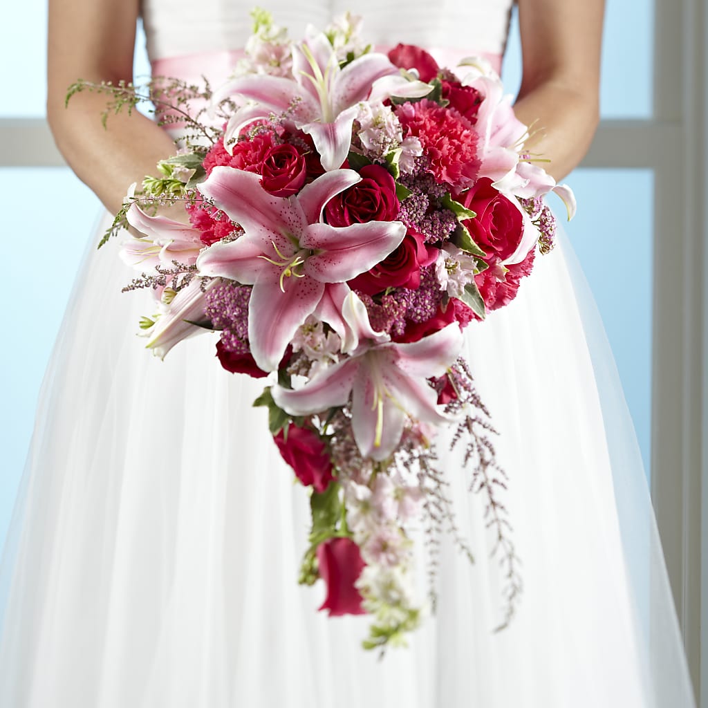 Lily & Rose Bouquet – HAYLEE FLOWERS & VARIETIES, Freeport NY