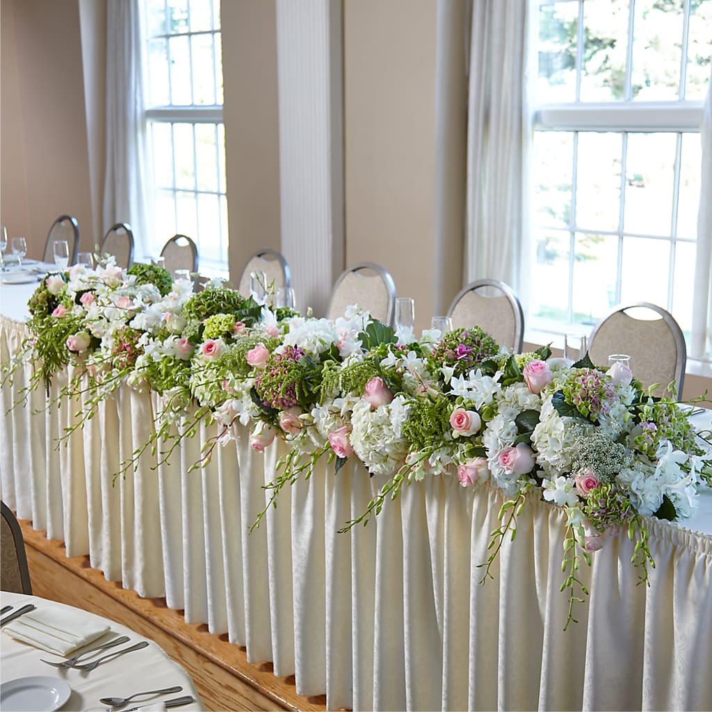State of Joy Head Table Arrangement – HAYLEE FLOWERS & VARIETIES, Freeport NY