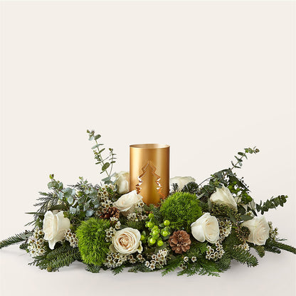 Chestnuts Roasting Centerpiece – HAYLEE FLOWERS & VARIETIES, Freeport NY