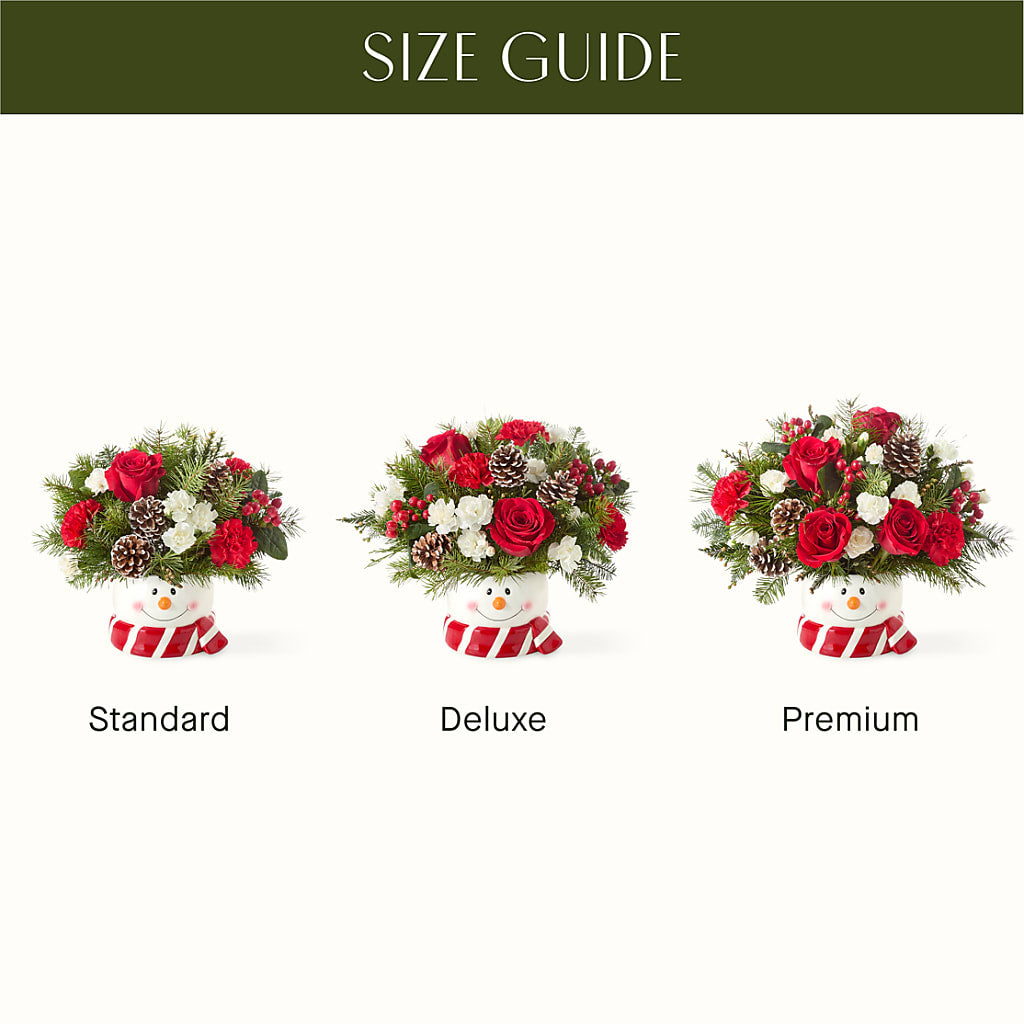 Jolly Snowman Bouquet – HAYLEE FLOWERS & VARIETIES, Freeport NY