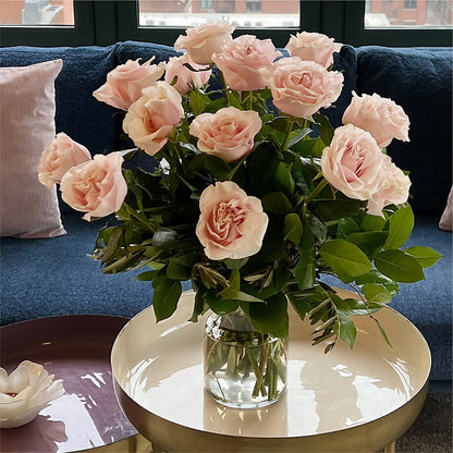 Long Stem Pink Rose Bouquet – HAYLEE FLOWERS & VARIETIES, Freeport NY
