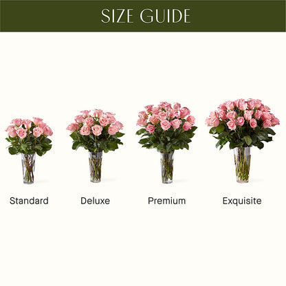 Long Stem Pink Rose Bouquet – HAYLEE FLOWERS & VARIETIES, Freeport NY