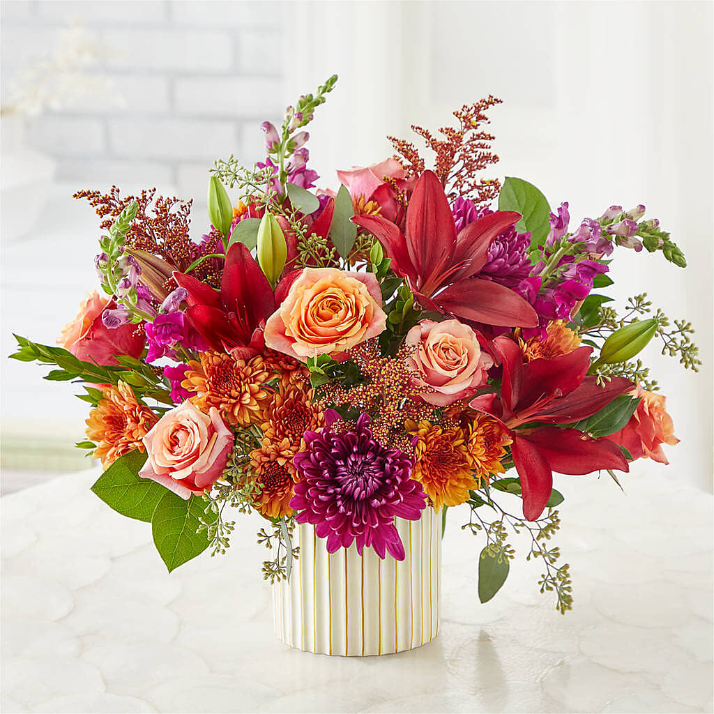 Burgundy Landscape Bouquet – HAYLEE FLOWERS & VARIETIES, Freeport NY