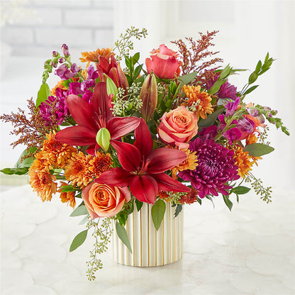 Burgundy Landscape Bouquet – HAYLEE FLOWERS & VARIETIES, Freeport NY