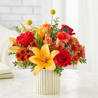 Scarlet Skies Bouquet – HAYLEE FLOWERS & VARIETIES, Freeport NY