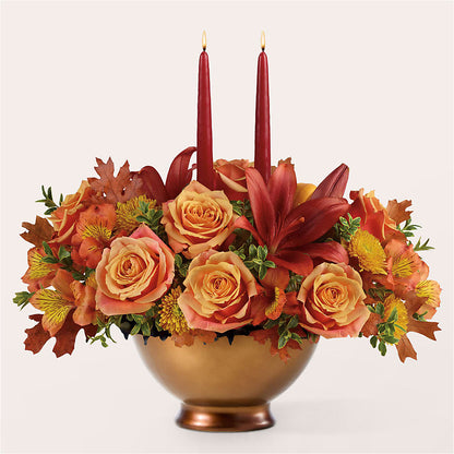 Harvest Table Centerpiece – HAYLEE FLOWERS & VARIETIES, Freeport NY