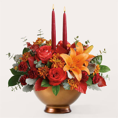 Fruits of Fall Centerpiece – HAYLEE FLOWERS & VARIETIES, Freeport NY