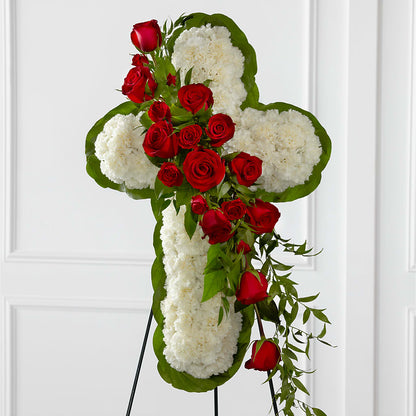 Floral Cross Easel – HAYLEE FLOWERS & VARIETIES, Freeport NY