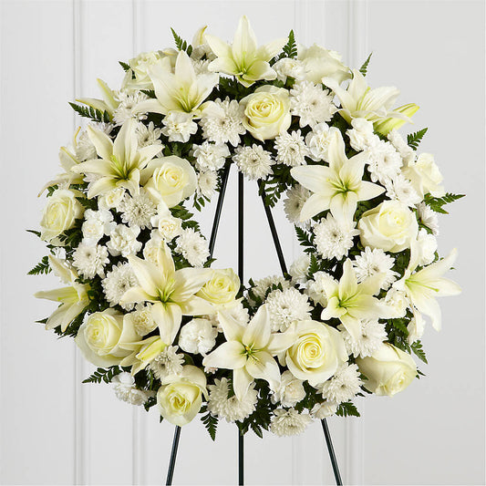 Treasured Tribute Wreath – HAYLEE FLOWERS & VARIETIES, Freeport NY