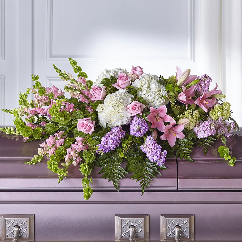 Life's Gratitude Casket Spray – HAYLEE FLOWERS & VARIETIES, Freeport NY