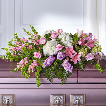 Life's Gratitude Casket Spray – HAYLEE FLOWERS & VARIETIES, Freeport NY