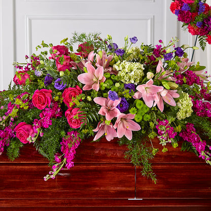 Radiant Tribute Casket Spray – HAYLEE FLOWERS & VARIETIES, Freeport NY