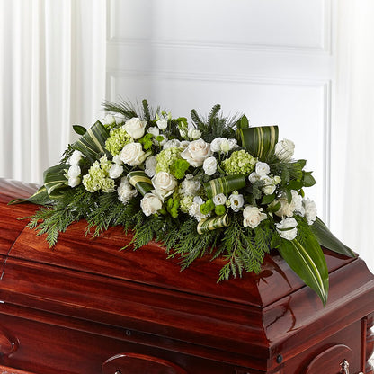 Hopeful Gesture Casket Spray – HAYLEE FLOWERS & VARIETIES, Freeport NY