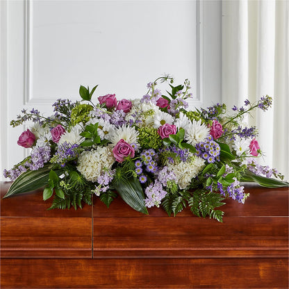 Meadows of Serenity Casket Spray – HAYLEE FLOWERS & VARIETIES, Freeport NY