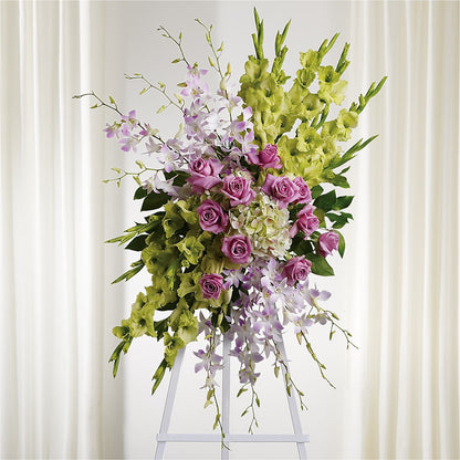 Lasting Legacy Standing Spray – HAYLEE FLOWERS & VARIETIES, Freeport NY