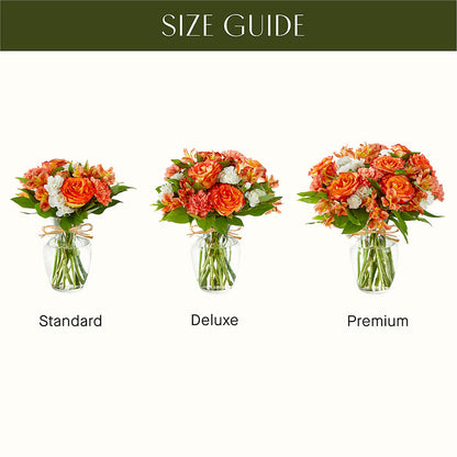 Apricot Glow Bouquet – HAYLEE FLOWERS & VARIETIES, Freeport NY