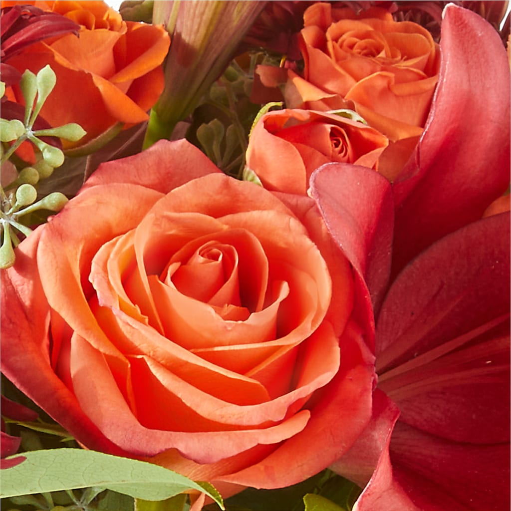 Crimson Leaves Bouquet – HAYLEE FLOWERS & VARIETIES, Freeport NY