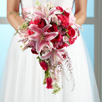 Lily & Rose Bouquet – HAYLEE FLOWERS & VARIETIES, Freeport NY