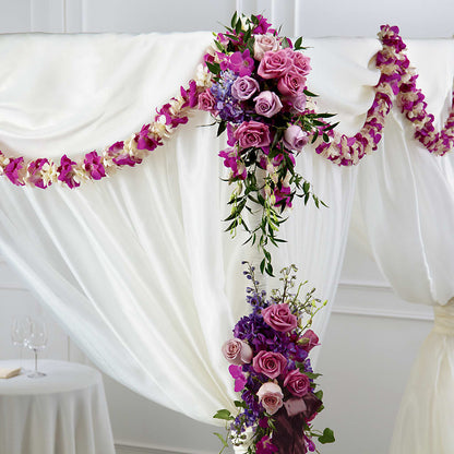 Color & Light Chuppah Decor – HAYLEE FLOWERS & VARIETIES, Freeport NY