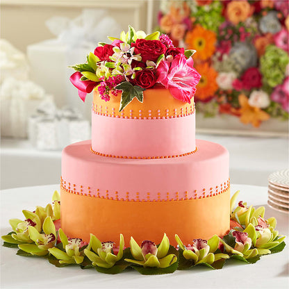 Sweet Citrus Cake Decor – HAYLEE FLOWERS & VARIETIES, Freeport NY