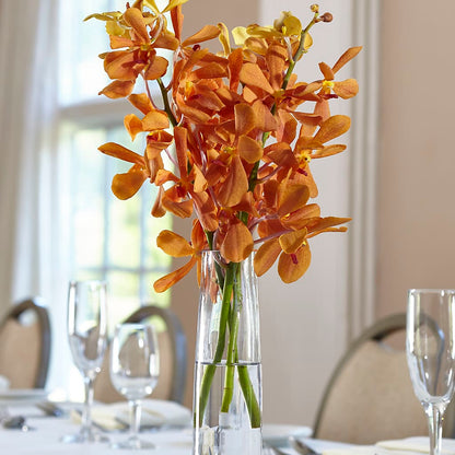 Orange Mokara Bud Vase – HAYLEE FLOWERS & VARIETIES, Freeport NY